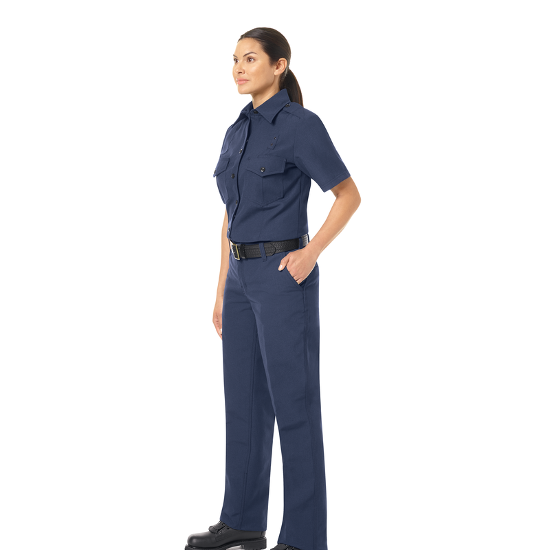 Women's Short Sleeve Classic Fire Chief Shirt | Workrite® Fire Service