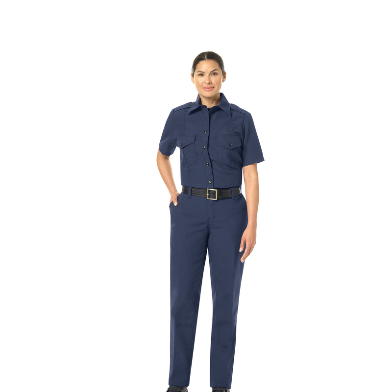 Women's Short Sleeve Classic Fire Chief Shirt | Workrite® Fire Service