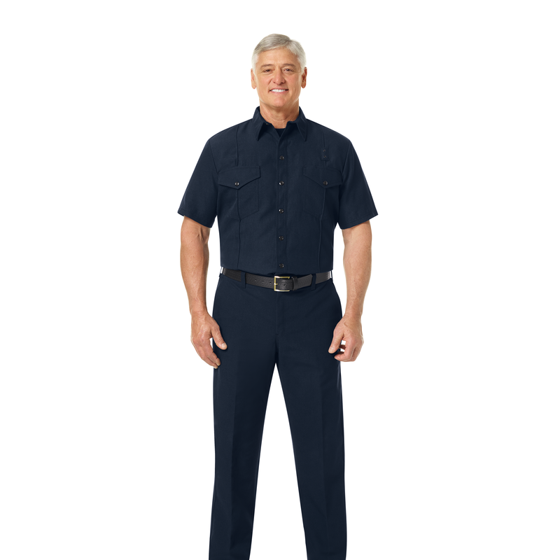 Men's Classic Short Sleeve Firefighter Shirt image number 2