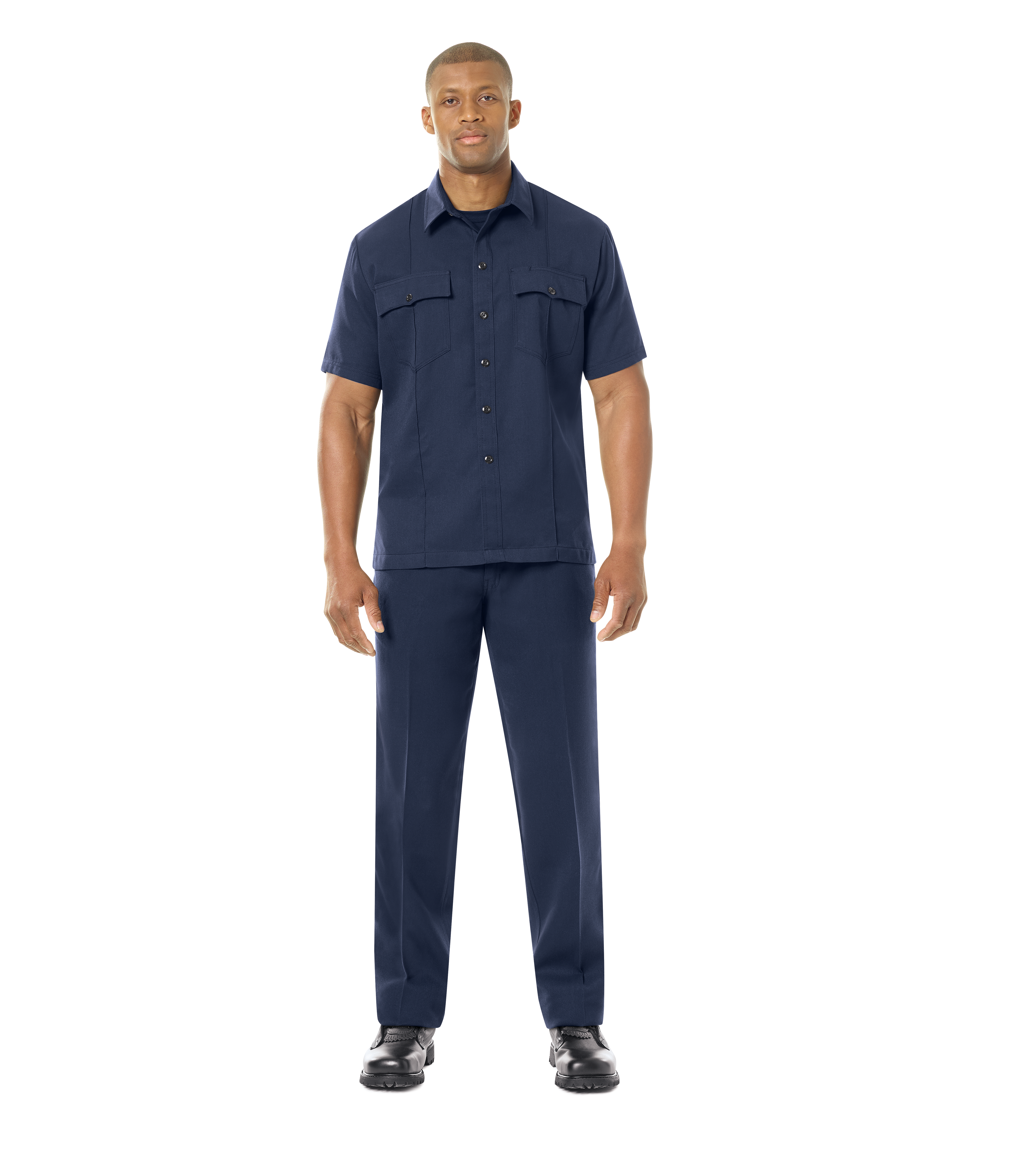 Workrite Fire Service Women's Station No. 73 Uniform Shirt - Navy - S