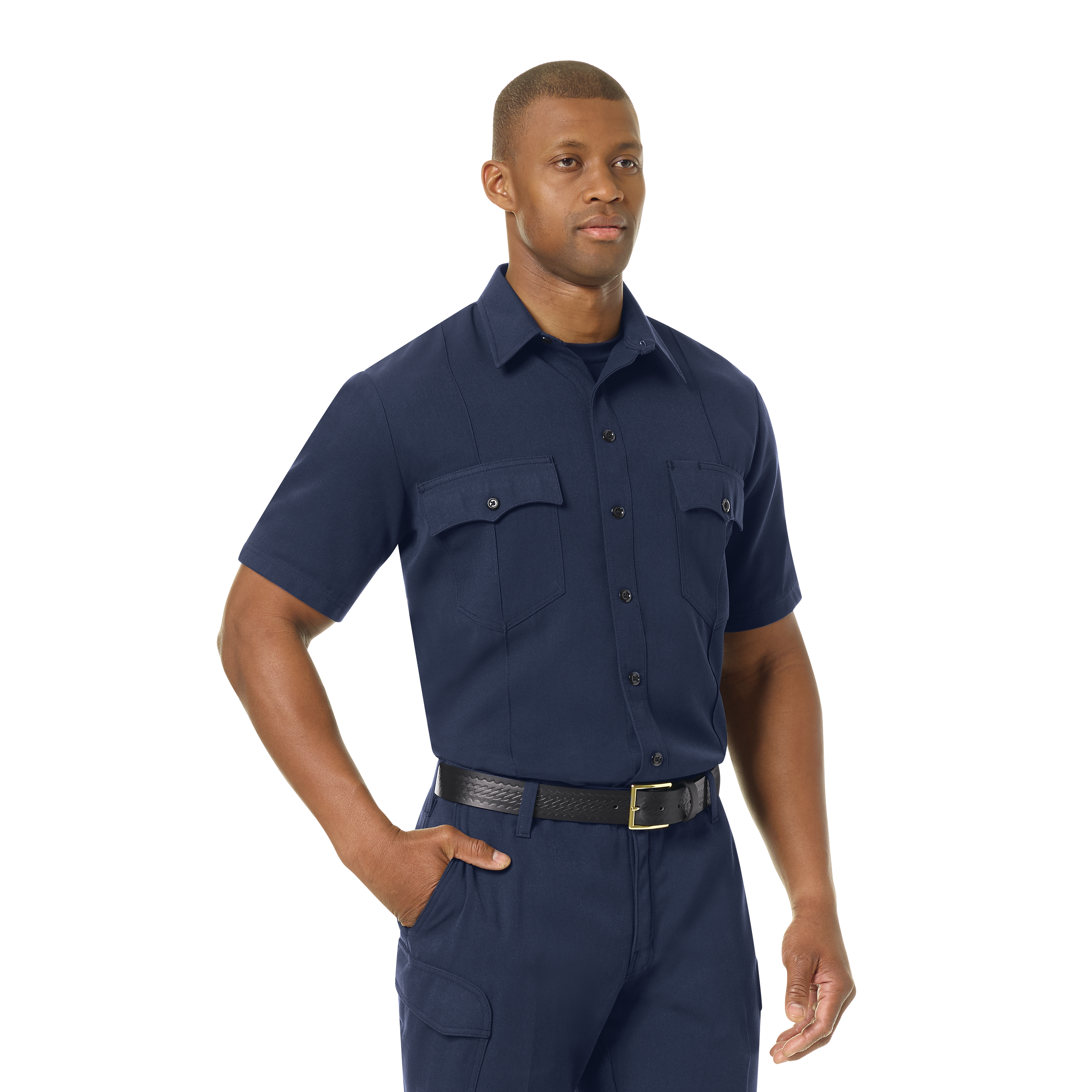 Workrite Fire Service Women's Station No. 73 Uniform Shirt - Navy - S