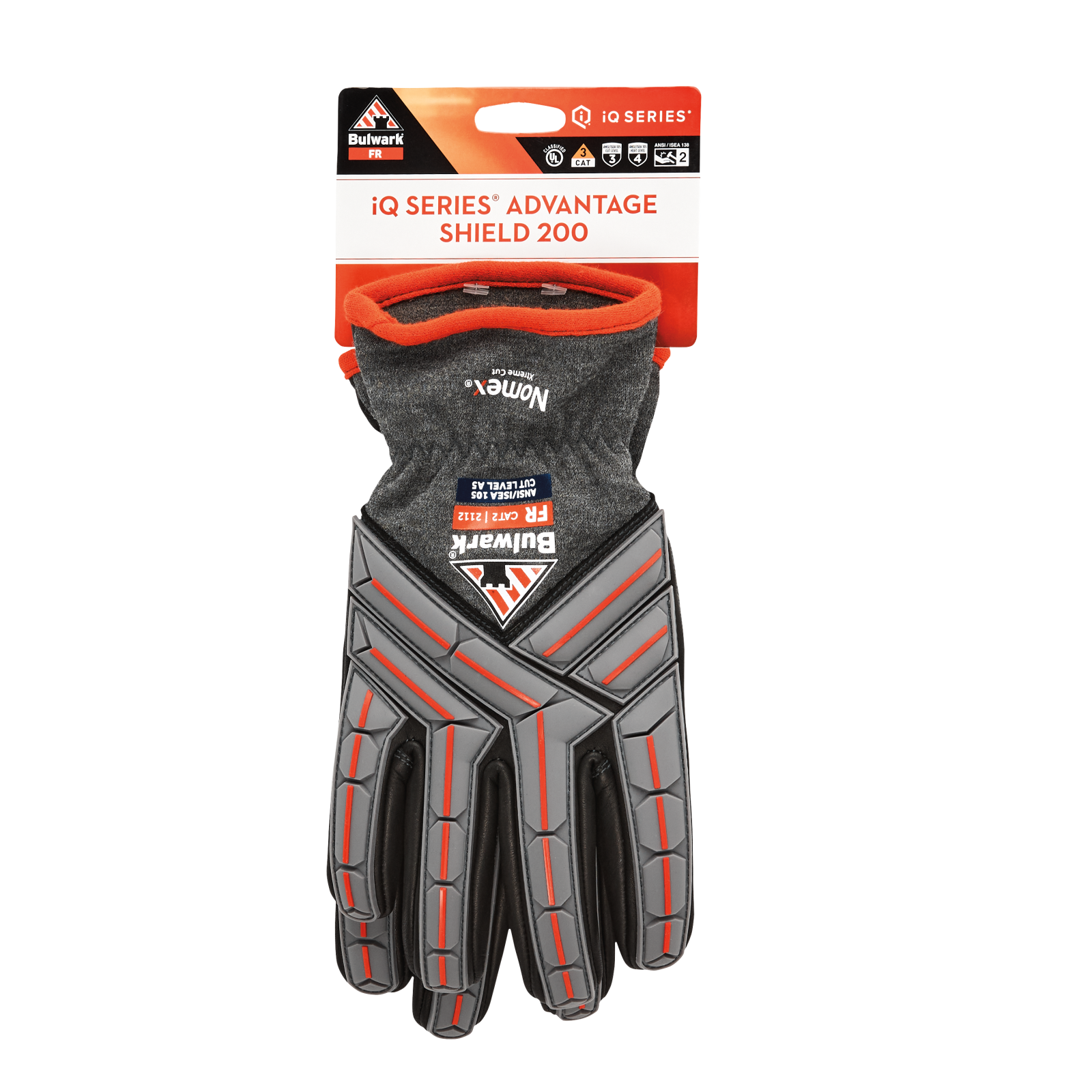 Shielding 200L-BLK Black Seamless Lead Leather Gloves