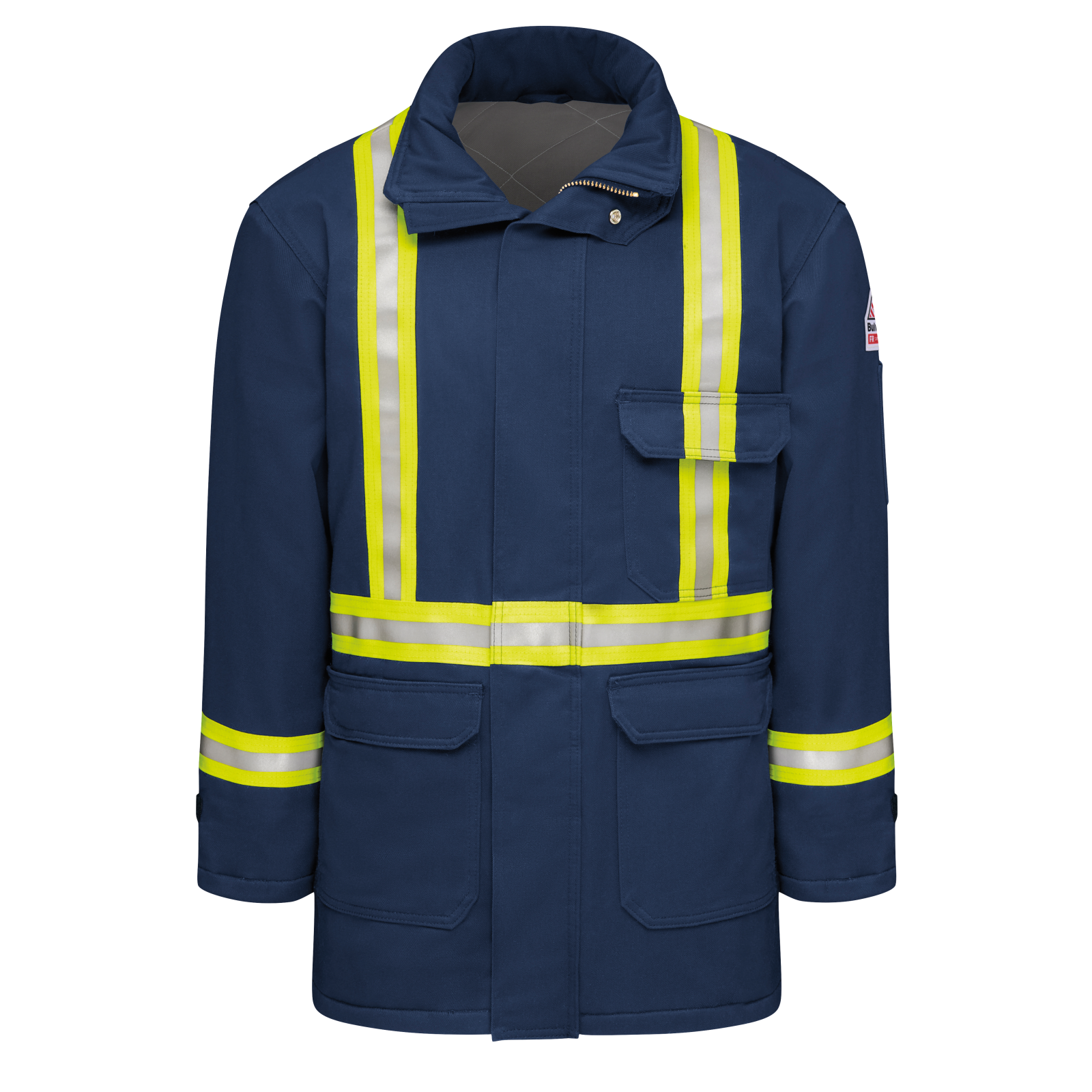 Men's Heavyweight Excel FR® ComforTouch® Insulated Deluxe Parka with  Reflective Trim | Bulwark® FR